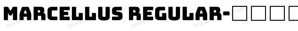 marcellus regular字体转换